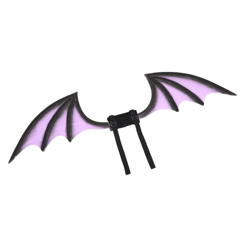 

Creative Bentable Halloween Costume Cosplay Props Furry DIY Bat-like Ears Transparent Belt 3D Bat Wings Kids