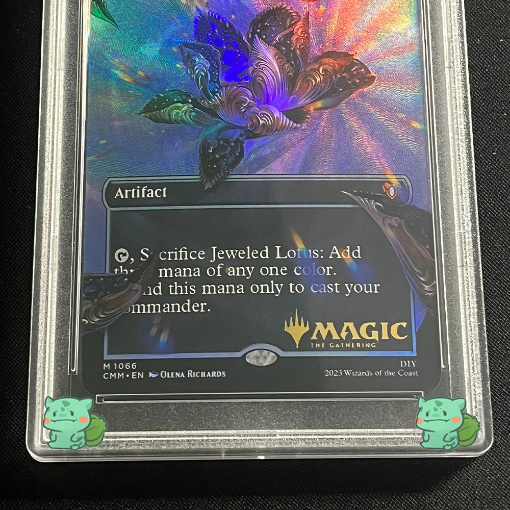 MTG GEM MT 10 Point Grade Collection Card 2023 MAGIC-GATHERING CMM JEWELED LOTUS SHOWCASE-FOIL Label Holographic Gifts