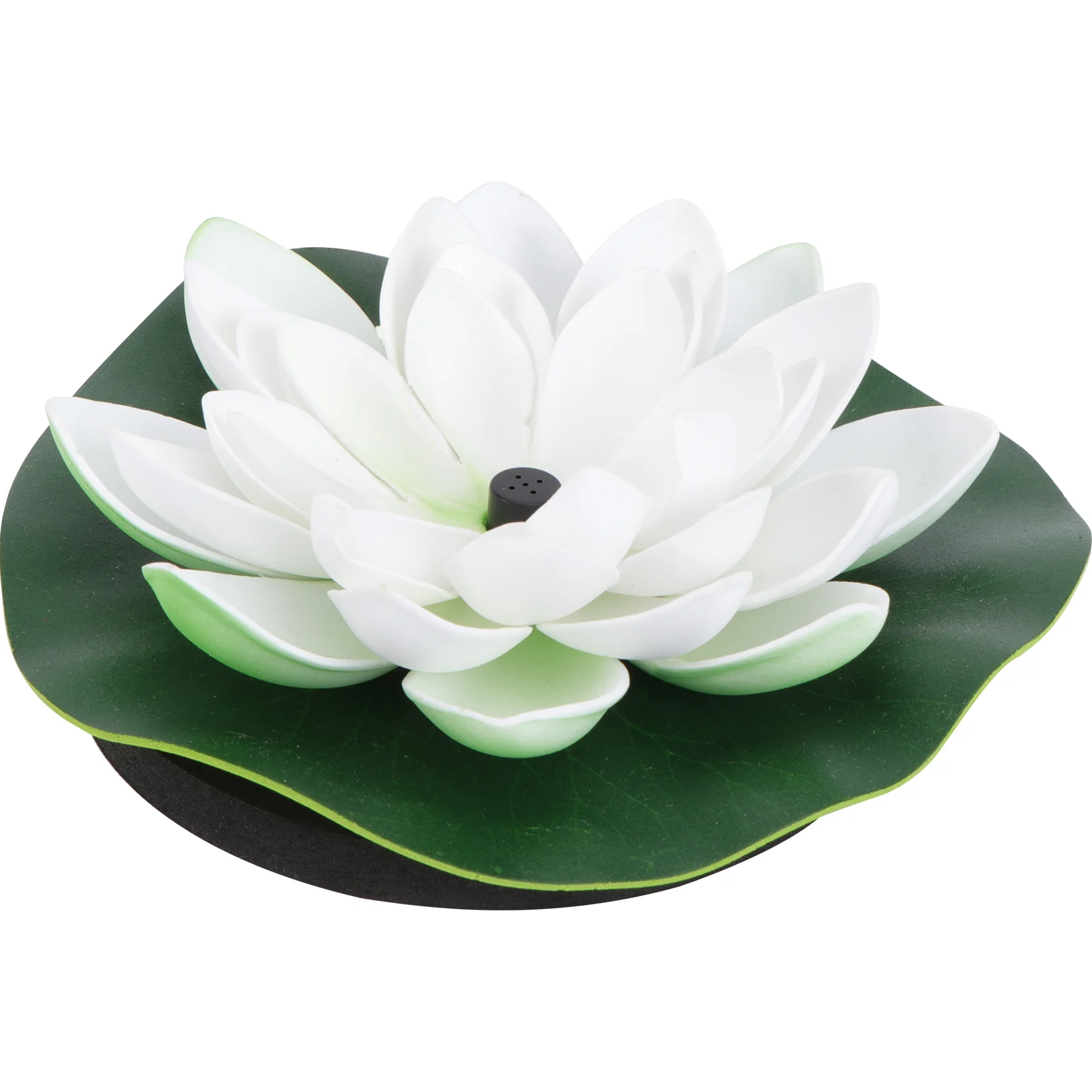 Flower Shape Solar Fountain Fish Tank Decorations Pond Engineering Plastics Powered Water Feature