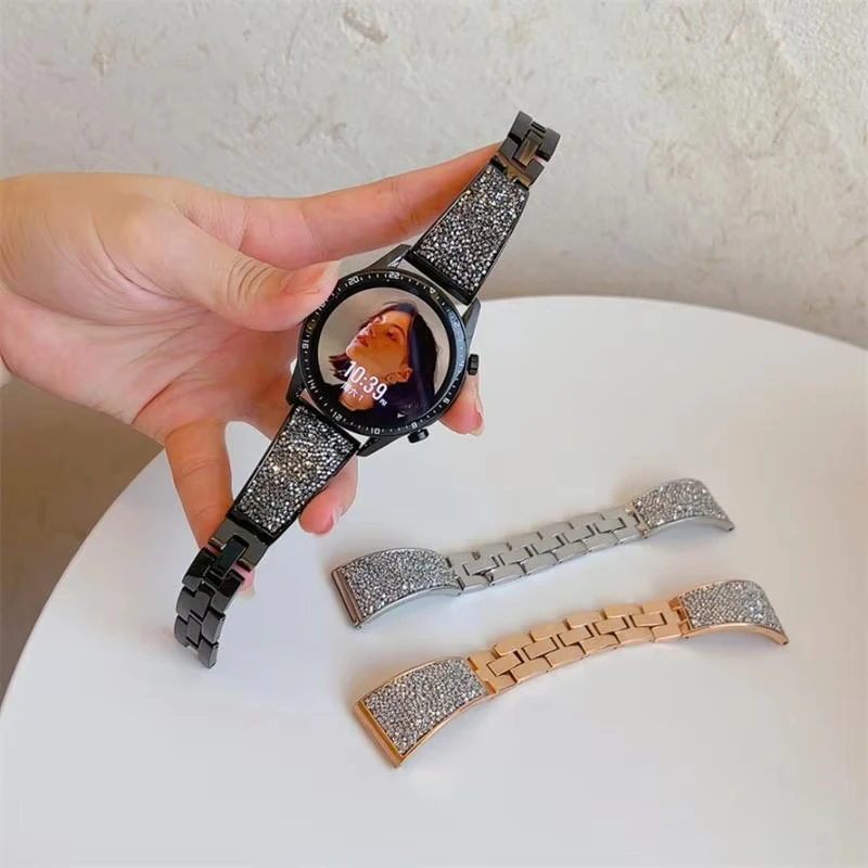 Bling Watchband Bracelet for Redmi Watch 5 Active Lite For Xiaomi Redmi Watch 5 Lite 22mm Strap Band Metal Wrist Strap Women