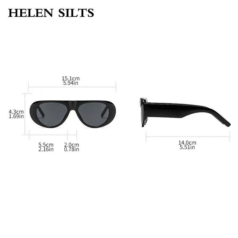 Retro Oval Women  Sunglasses For Men Brand Designer Fashion BrownSun Glasses Female Shades UV400 Eyewear