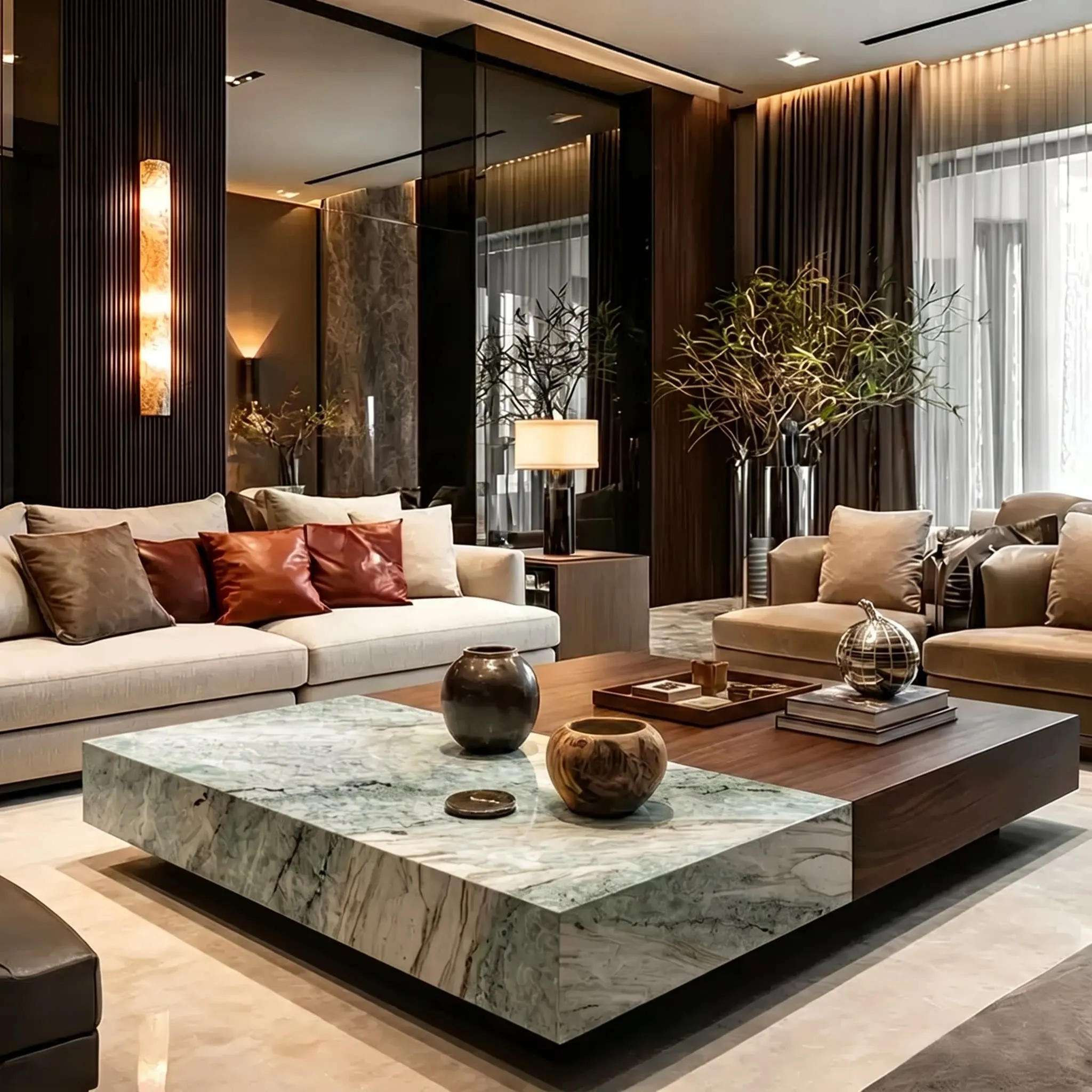 Italian Simple Coffee Table Living Room Designer Designer Space Saving Coffee Table Show Aesthetic Meubles Lounge Furniture