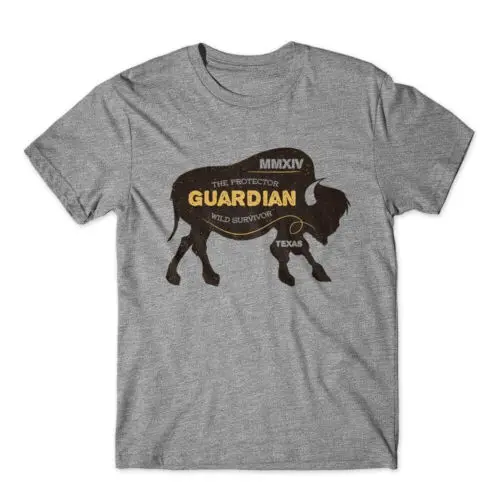 Bison1 Guardian T-Shirt 100% Cotton Premium Tee NEW