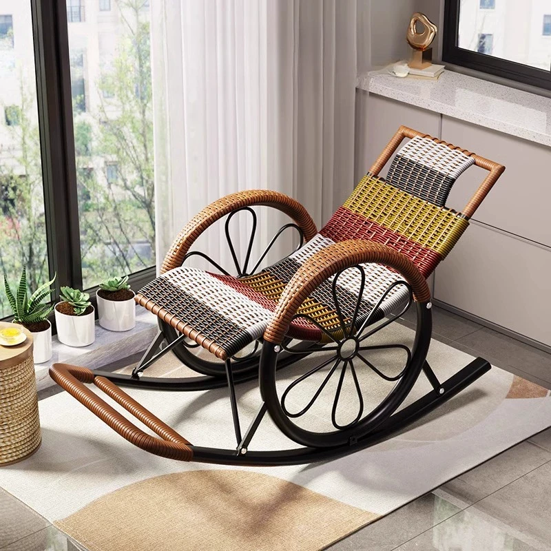Swinging Chair, Adult Rattan Chair, Nap Balcony, Outdoor Home, Leisure, Sleeping Room, Elderly Exclusive Leisure Chair