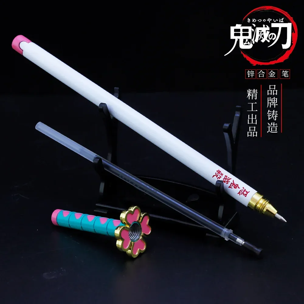 

Demon Slayer Sword Kanroji Mitsuri Carbon Pen Alloy Katana Sword Japanese Anime Weapon Model Anime Peripherals Gift for Kids