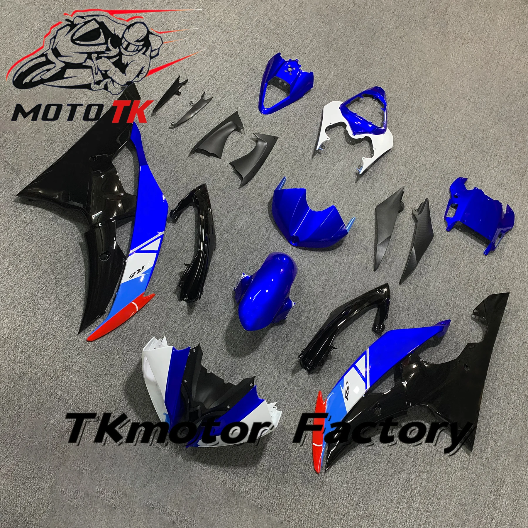 

For Yamaha YZF-R6 08 09 10 11 12 13 14 15 16 Bodywork fairing Full fairing kit Fairing kit Bodywork fairing kit Custom ABS Injec