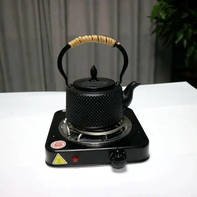 F92F Stove Coffee Tea Heater Plate Multi-Function Electric Stove Electric Silver Black 110-220V EU Plug