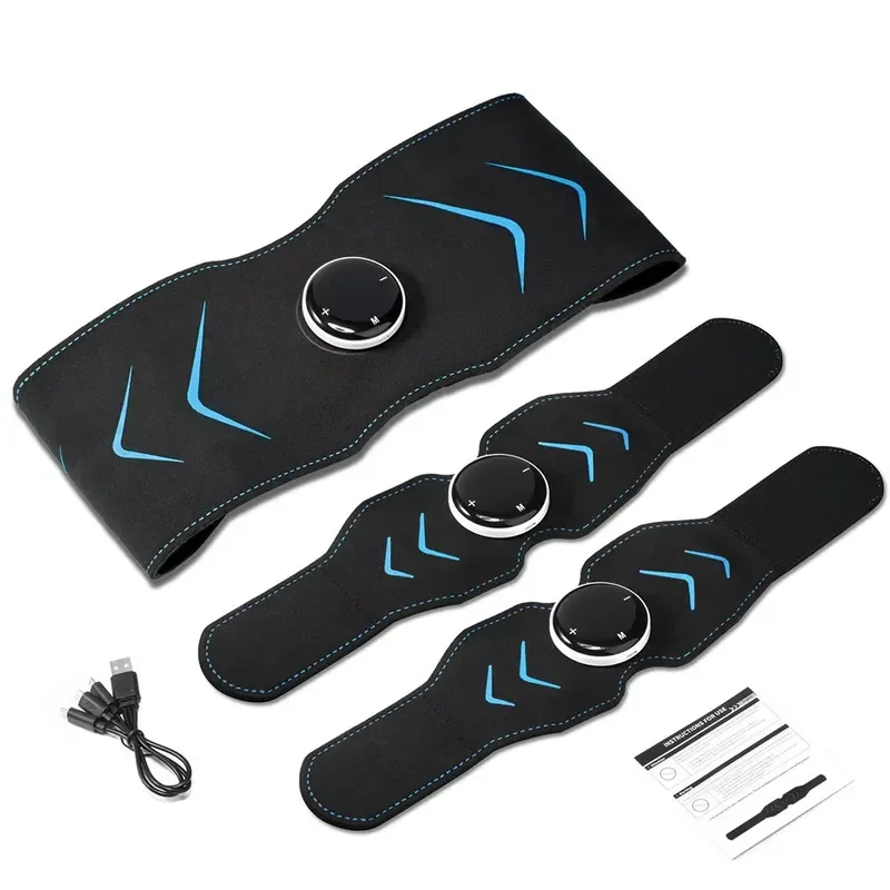 EMS Abdominal Muscle Stimulator Belt for Home Fitness Reduction and Core Strengthening