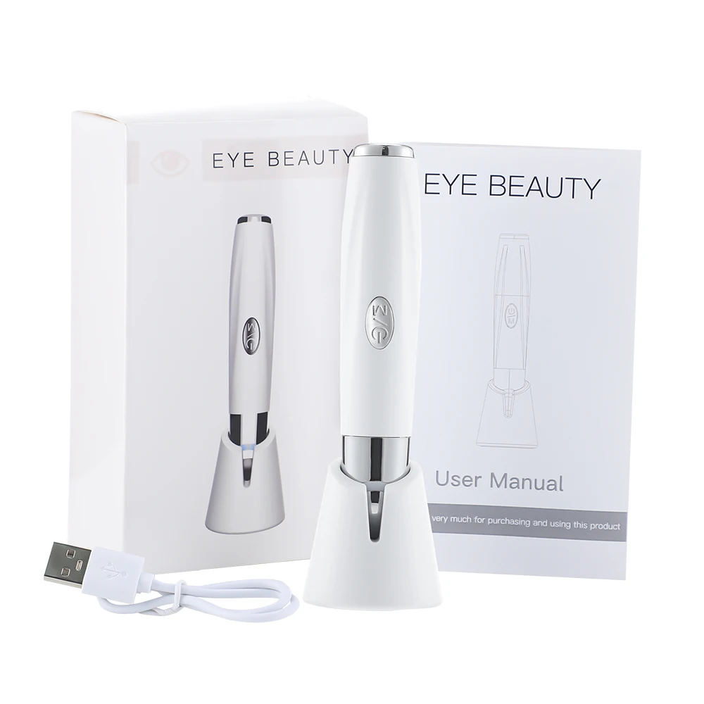 Masseur oculaire à vibrations IPL, lumière rouge, compresse chaude, baguette de Massage des yeux, stylo, cernes, gonflement, Anti-rides, outil de soins oculaires