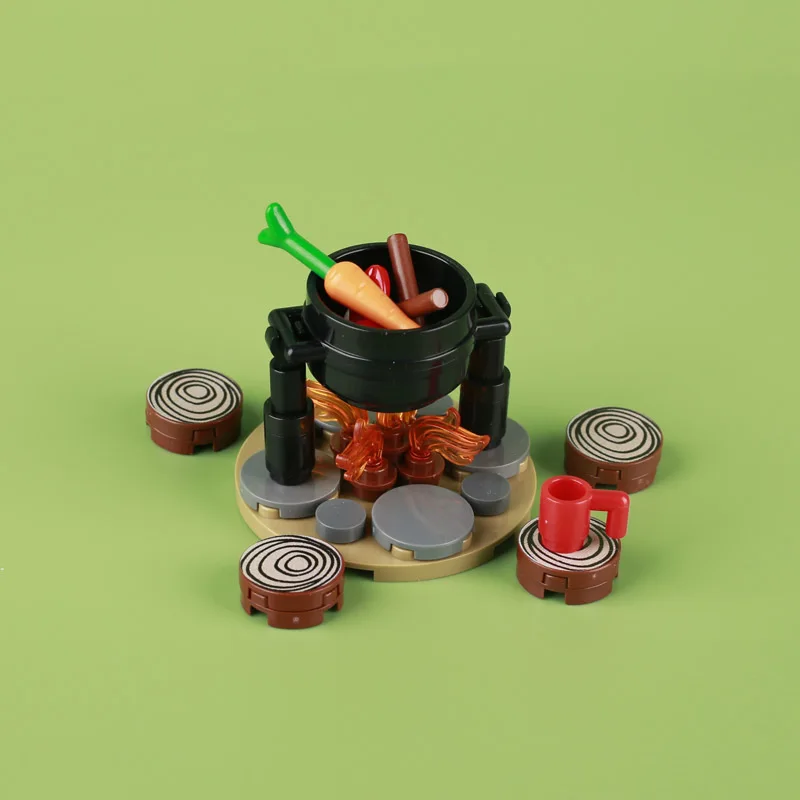 MOC Creative Build Bricks Tree Sets Garden Plant Forest Model DIY Assemble Natural City Street View Park Jungle Bricks Toys