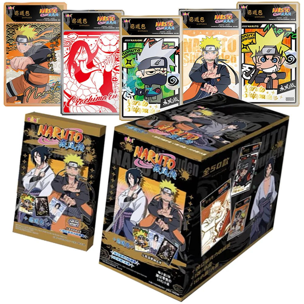 NARUTO Collection Card Uchiha Obito Uchiha Itachi Cute Q-Version Partner Card Creative Festival Treasure Gifts Children's Toys