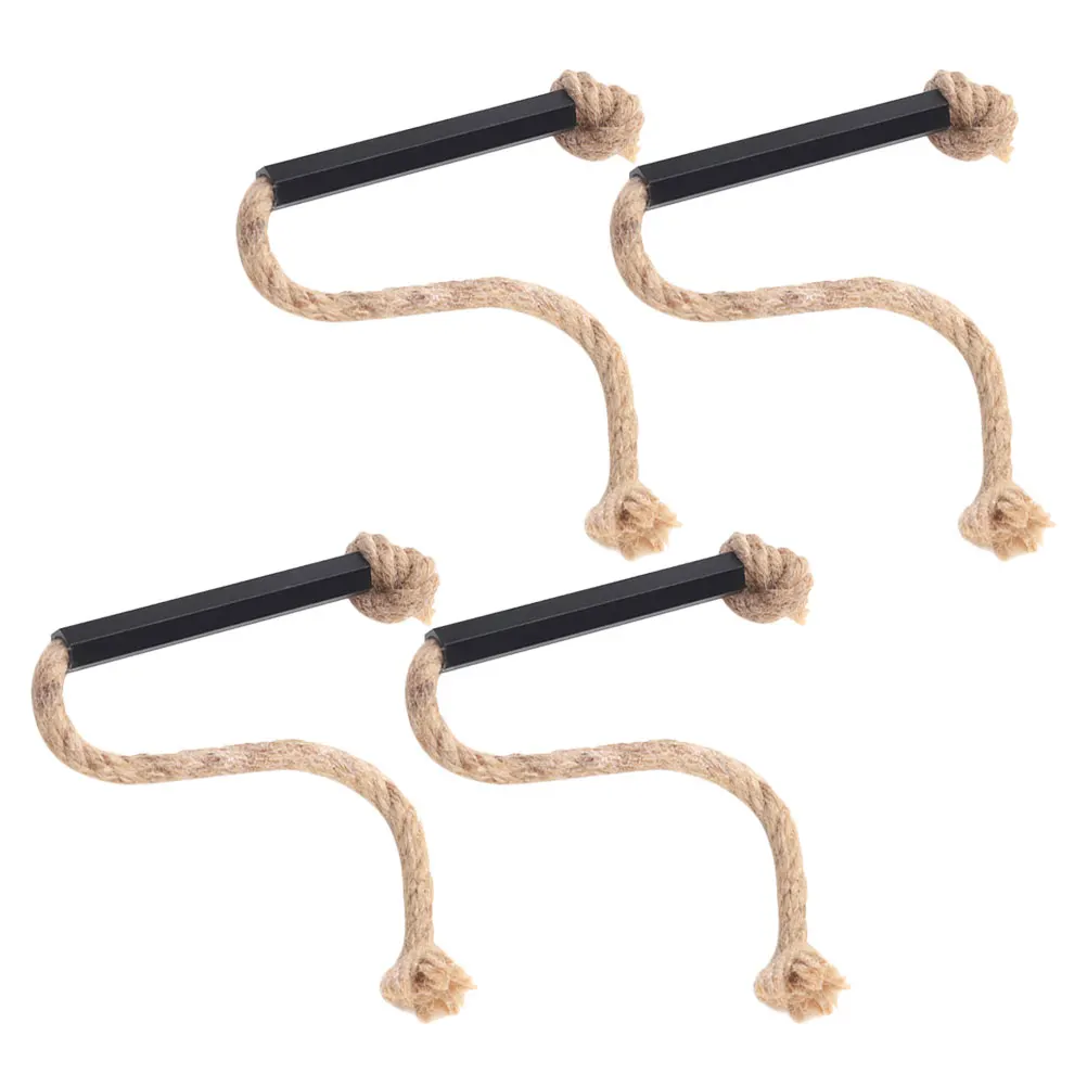 

4pcs Fire Starter Rope for Outdoor Camping Survival Lighter Waxed Flax Ropes Tools Hexagonal Braided Cord