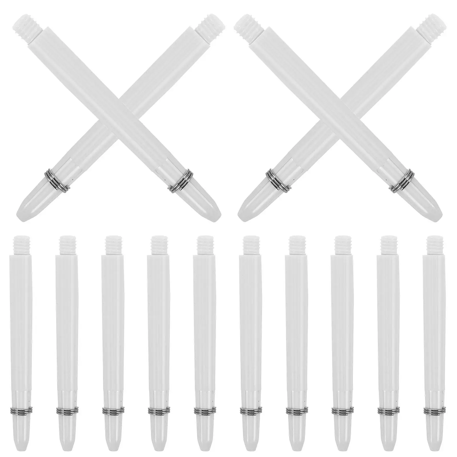 

100Pcs Nylon Dart Thread Rods 2 Ba Replacement Shafts Steel Tip Threaded Shafts Stable Fit Professional Dart Supplies