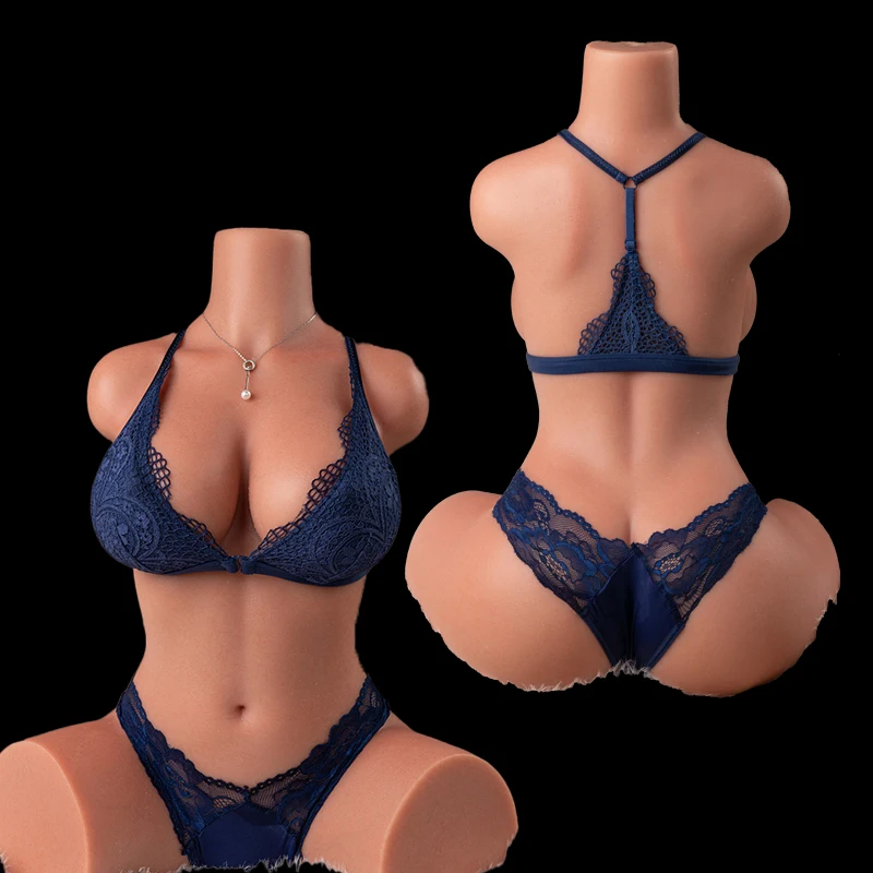 MIVM - Modelo de Cuerpo de Mujer Sexy Adulta 1:1, Reproduce Perfectamente la Textura de la Piel y los Canales, Muñeca de Medio Cuerpo para Masturbación Masculina