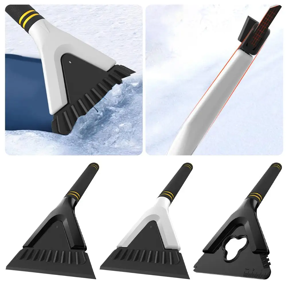 

3 In 1 Car Snow Shovel For Ice Removal Windshield Deicer Remover Tool Ice Scraper Winter Defrosting Window Cleaning N8G2
