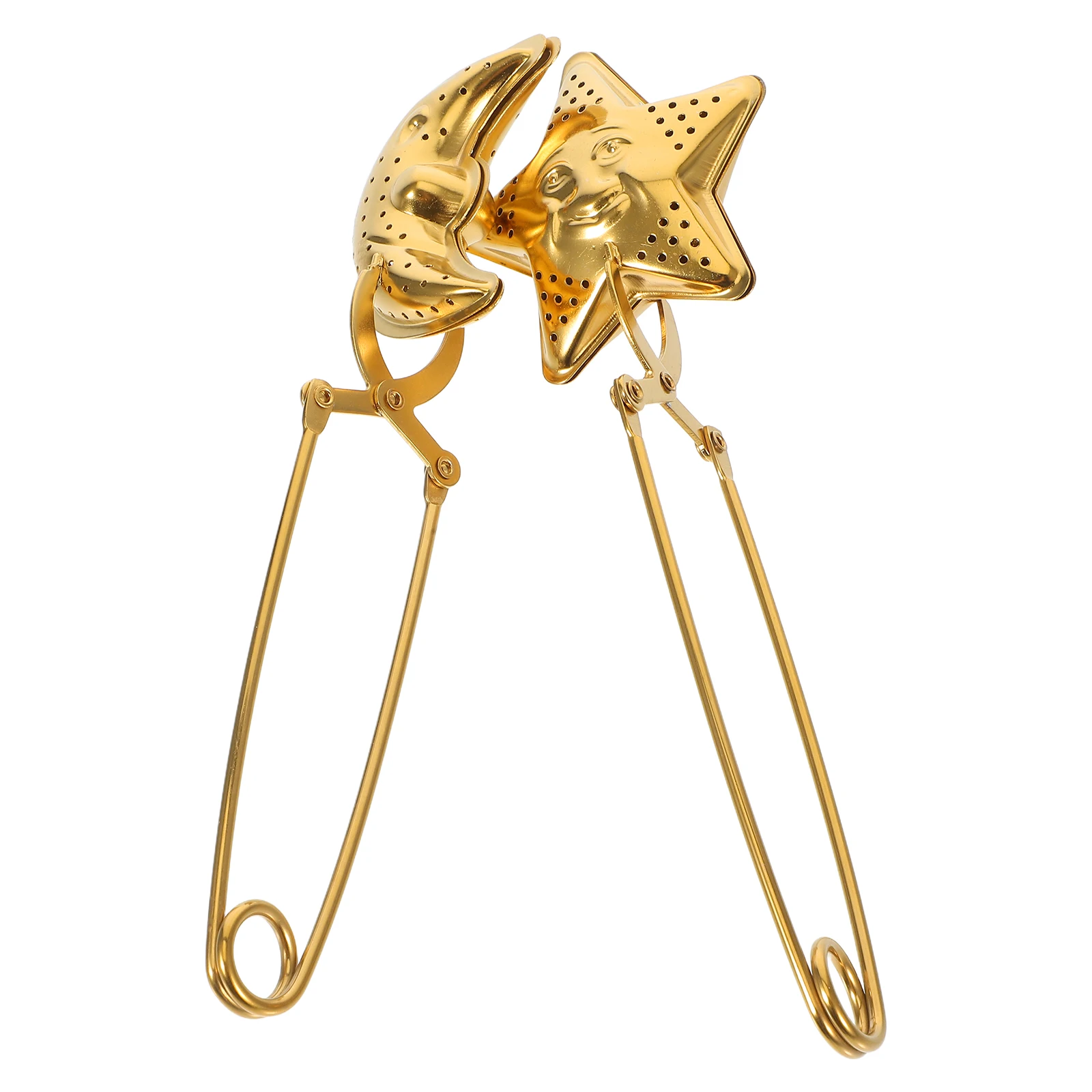 

2pcs Tea Strainer Stainless Steel Golden Tea Ball Infuser Mug Filter Leaf Residue Maker Reusable Loose Leaf