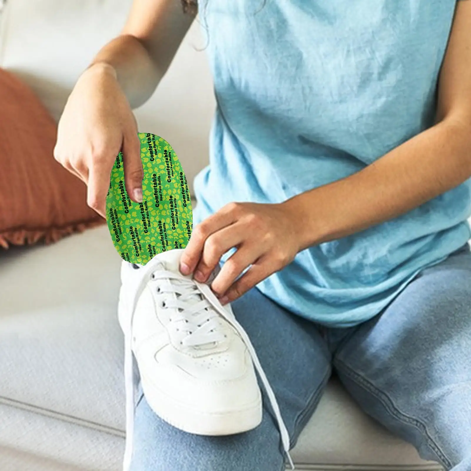 Heel Lifts For Shoes Shoe Elevator Insoles Shock-Absorbing Foot Lifts Pads Massaging Shoe Heel Inserts For Heel Spurs Heel