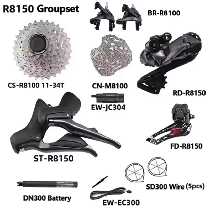 Shimano ULTEGRA R8150 Di2 Electronic Groupset 2x12S R8150 Front