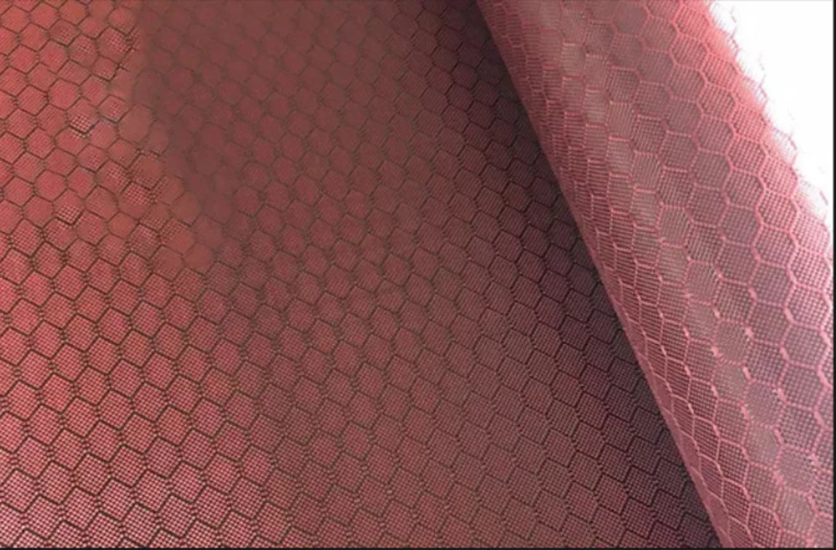 

3K 240gsm Aramid Carbon Fiber Fabric mixed fabric cloth Hexagonal Jacquard Weave 50x100cm
