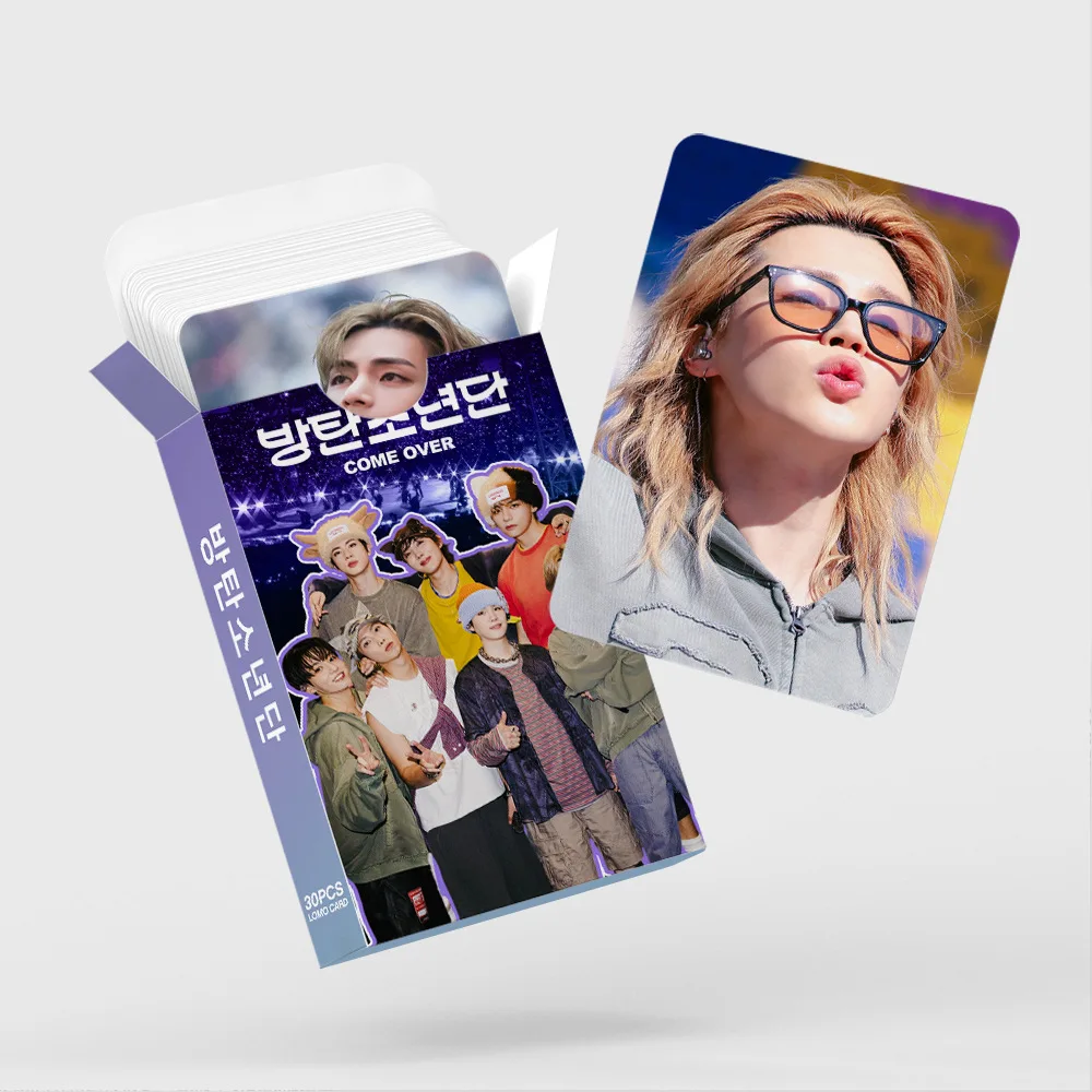 30pcs Album 13 Come Ove Lomo Cards HD Printd Photocards Fans Gift Photo Cards Fans Collection Printed Cards image 6