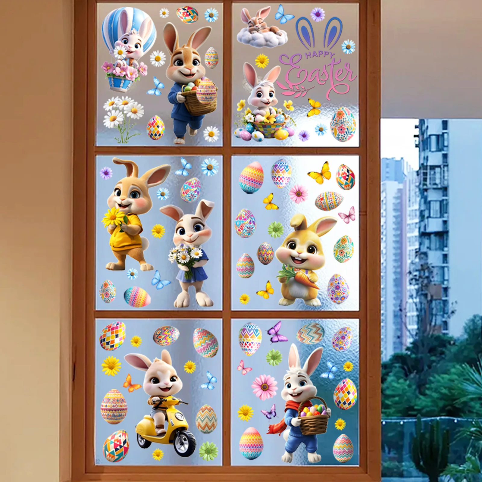 Naklejki na okno na Wielkanoc, – Home Bathroom Window recenzja i cena