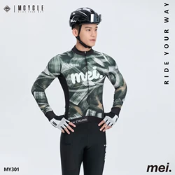 Mcycle Winter Cycling Suit Long Sleeve Women Cycling Clothing Mountain Road Bike Jersey Thermal Fleece Cycling Jacket For Man