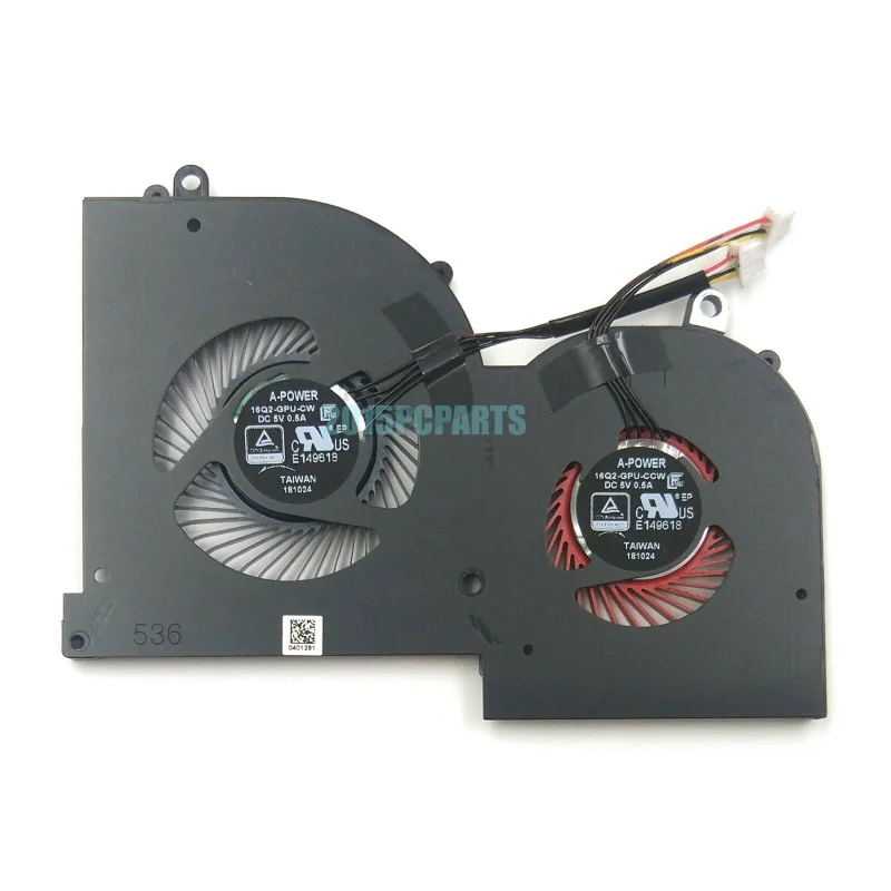 L+ New for MSI P65 Creator 8RE 8RF MS-16Q2 GPU Cooling Fan (Not fit MS-16Q4)
