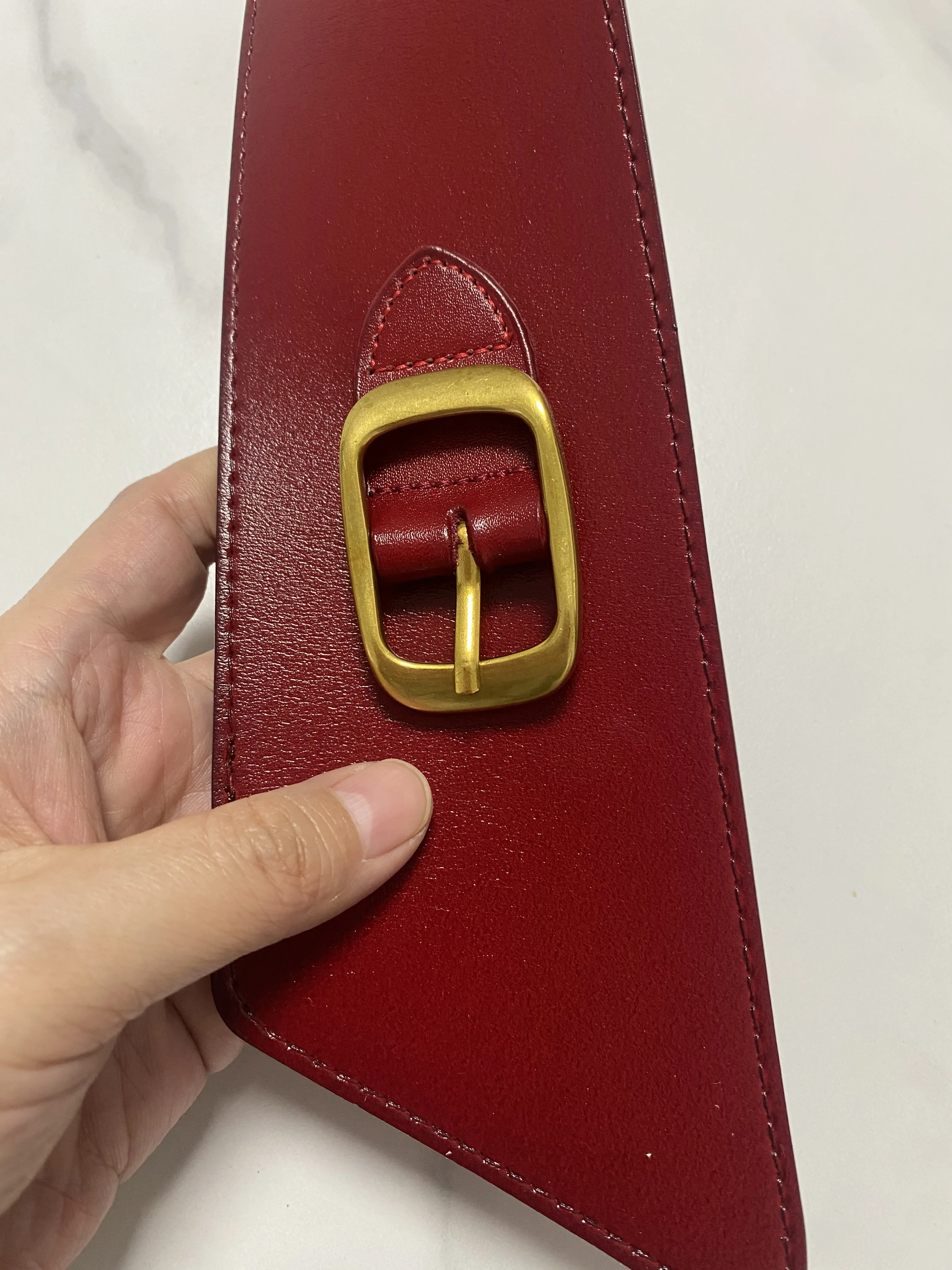 Pista da donna Moda Fascia da smoking in vera pelle Abito femminile Corsetti Cintura Cinture Decorazione Cintura larga TB1873