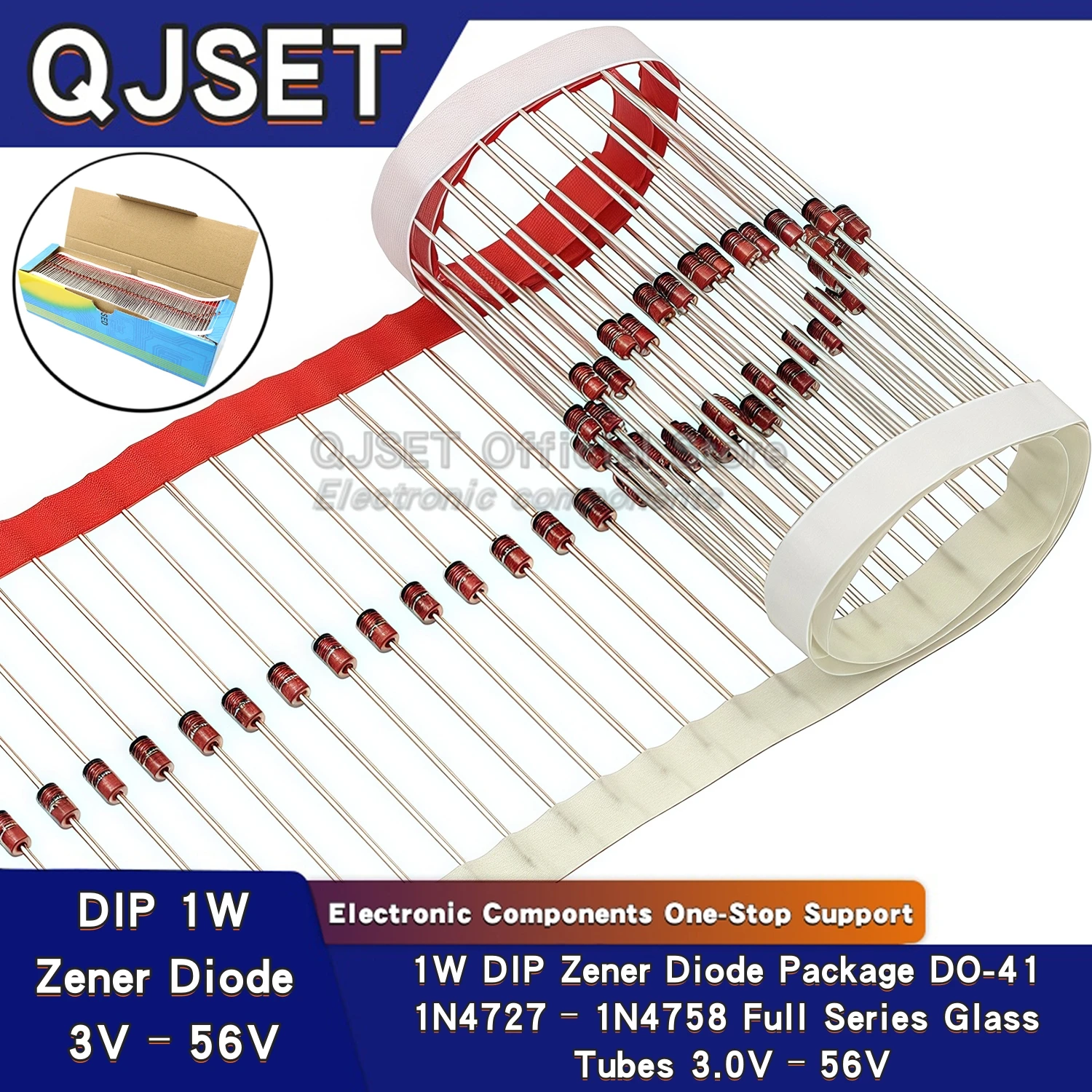 50Pcs Dip 1W Zener …