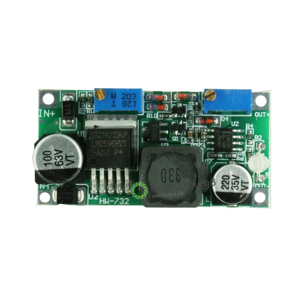 

DC-DC LM2596 HVS LM2596HVS 60V 3A DC Tank / Voltage CC CV Step-Down LED High Frequency Conversion Indicator Module