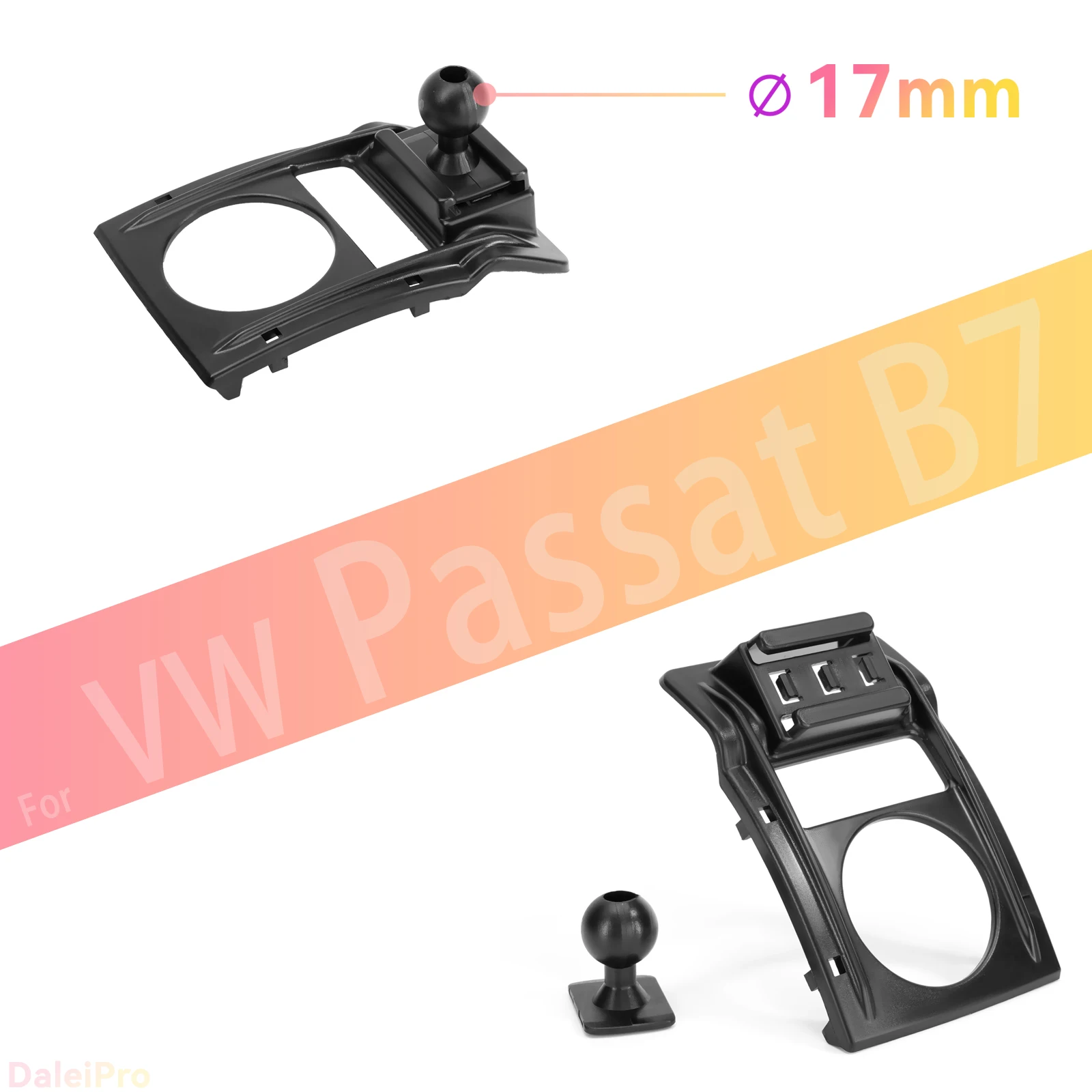 Maßgefertigte Magnetische Handyhalterung mit Luftstromkühlung für Volkswagen Passat B7 2012-2015, 360° Drehbar ° Schwenkbare Telefonhalterungsbasis – Detail 2