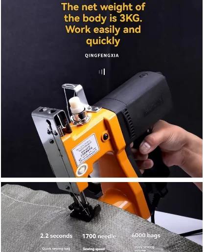 

220v 110v Portable Sealing Machine Woven Bag Sealing Small Sewing Machine Electric Packing Sewing Machine