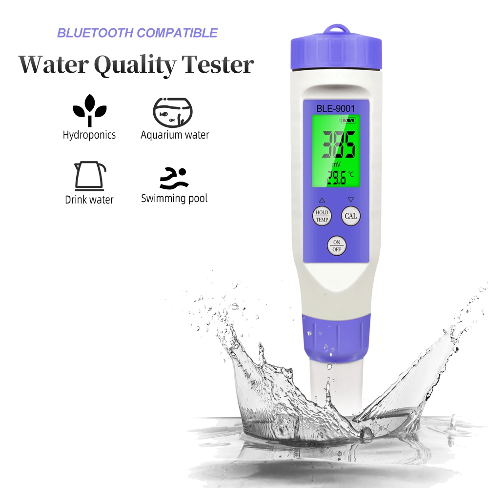 

ORP Meter Water Quality Detector Blue-Tooth Online Monitor APP Drinking Aquarium Water Test Tool Temperature Meter