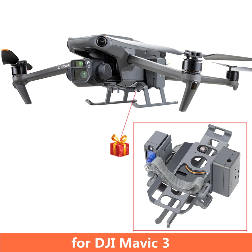 

Airdrop System for DJI Mavic 3/Mavic 3 CINE Drone Remote Thrower Fishing Bait Wedding Ring Gift Deliver Life Rescue Thrower