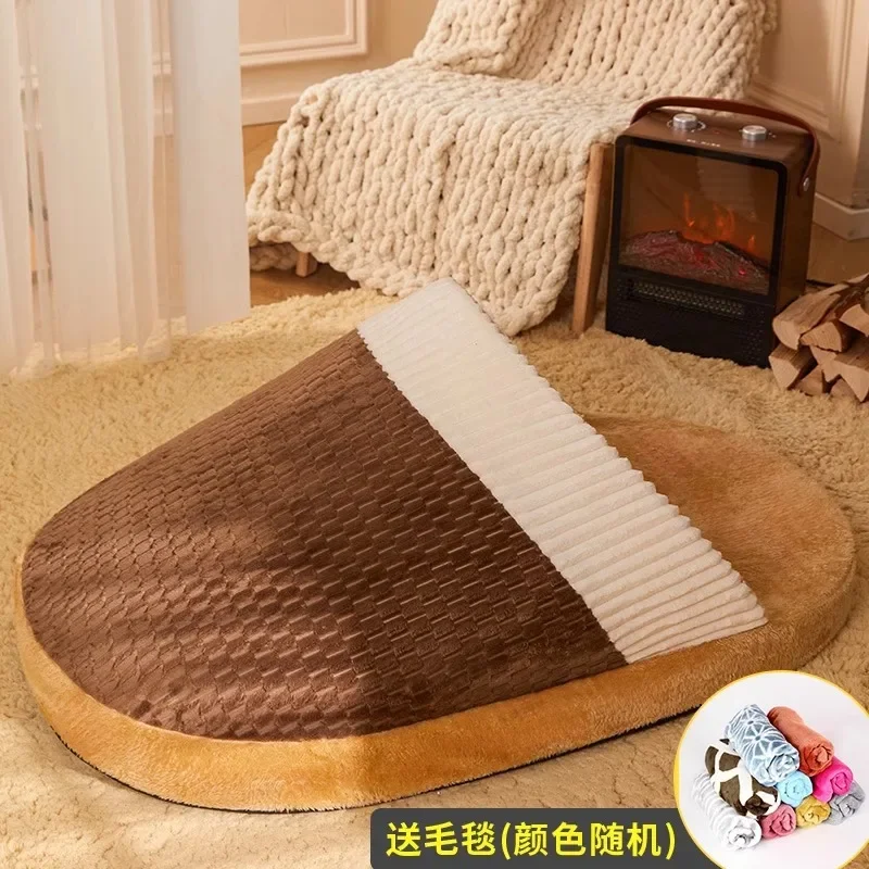 Kennel Sleeping Bag Winter Warm Removable and Washable Closed Quilt Teddy Corgi Small and Medium Dogs Cat Nest Pet Supplies