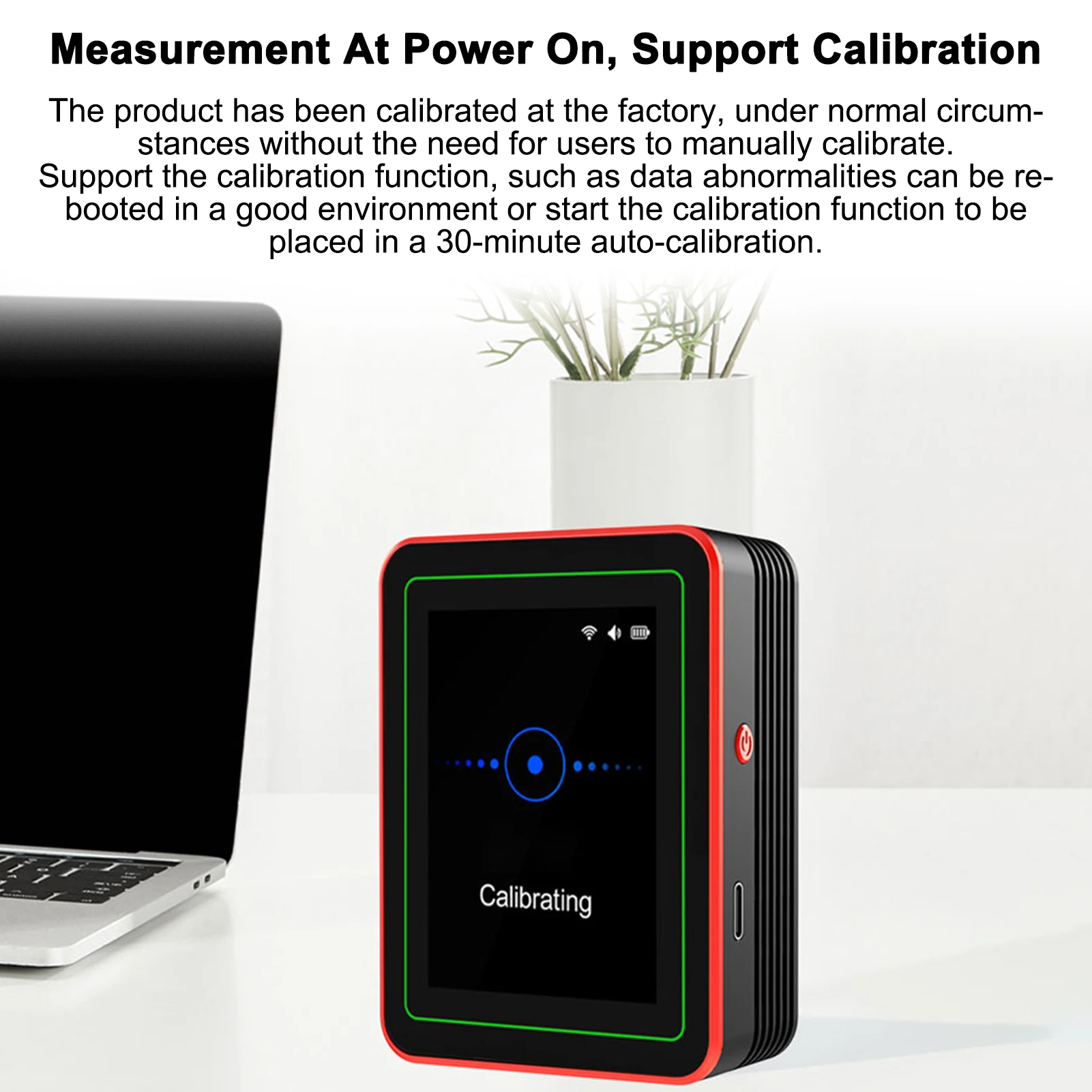 Tuya WiFi 15-in-1 مراقبة جودة الهواء CO/CO2/HCHO/TVOC/AQI/PM0.3/PM1.0/PM2.5/PM10/درجة الحرارة/الرطوبة/AQI جهاز اختبار جودة الهواء