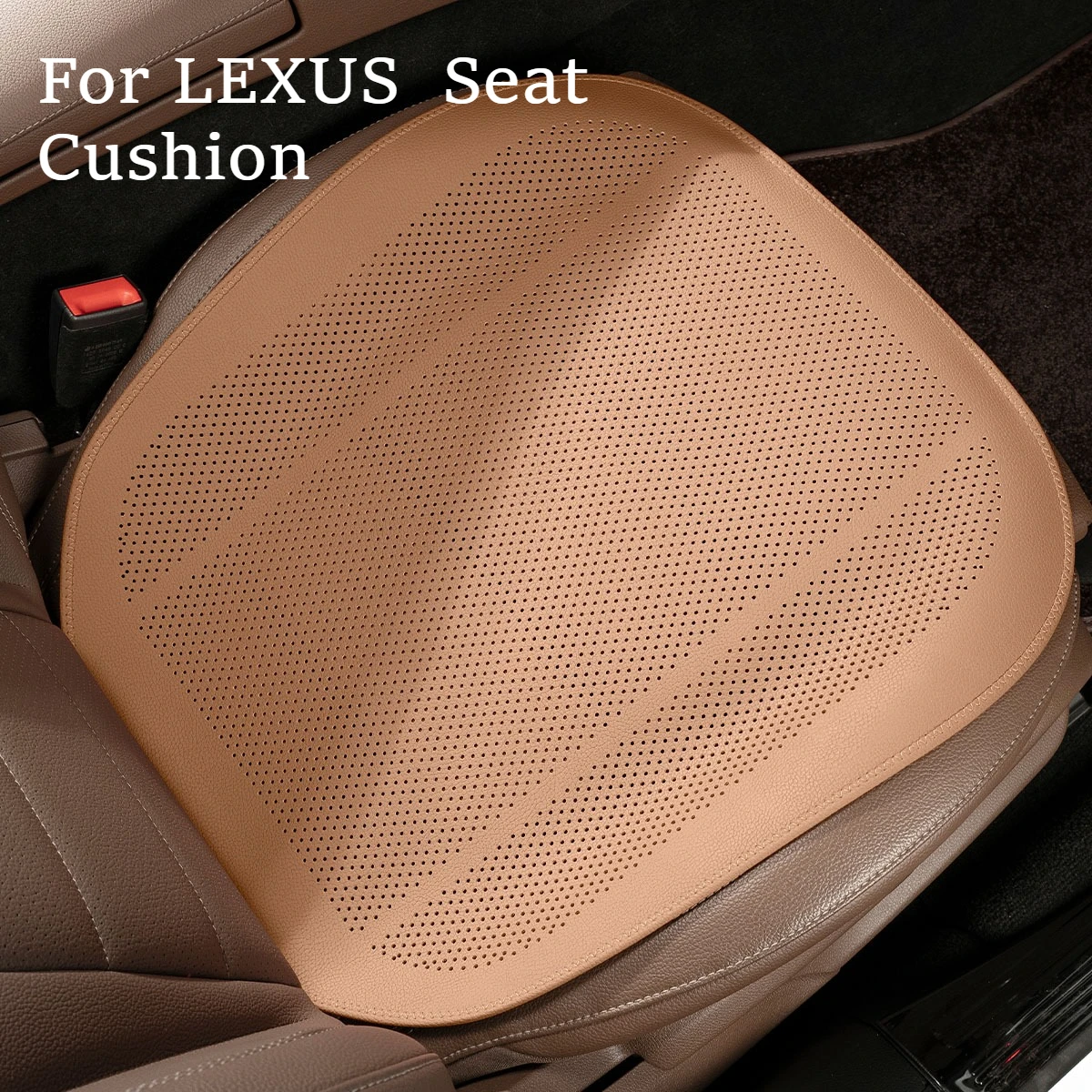 Exclusive Nappa Leather Car Seat Cushion For Lexus ES200 ES300h NX260 RX350h Ultra Thin Luxury All Season Interior Accessories