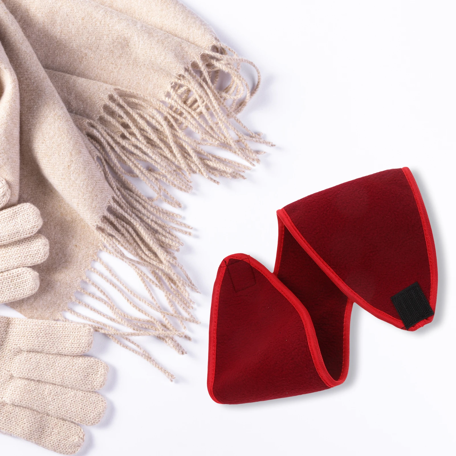 2 قطعة عصابات أذن من الصوف القطبي قابلة للتعديل أغطية أذن دافئة للطقس البارد والرياضات الشتوية والجري والتزلج وركوب الدراجات الحرارية في الهواء الطلق #3