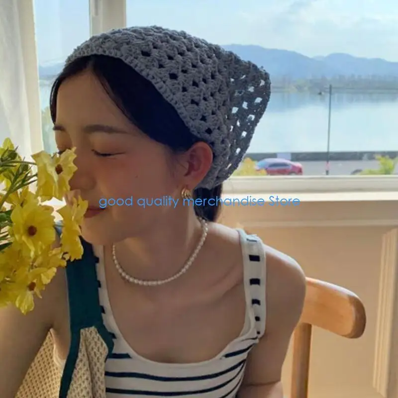 Y5JD Driehoekig voor Hoofddoek Hoofddoek Elegante Halsdoek Modeaccessoire voor