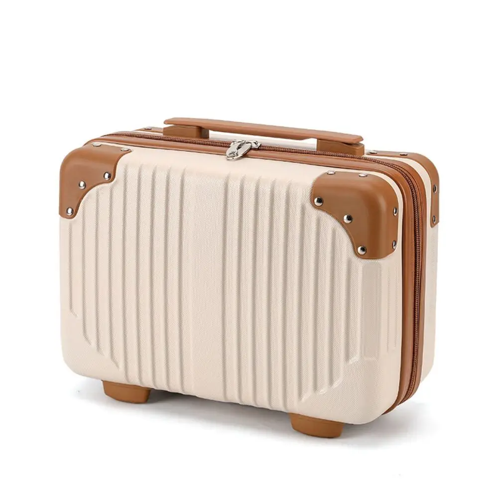 14 inch Mini Travel Suitcase Cosmetic Box Hand Luggage Organizer Makeup Case Small Password Box Boarding Case