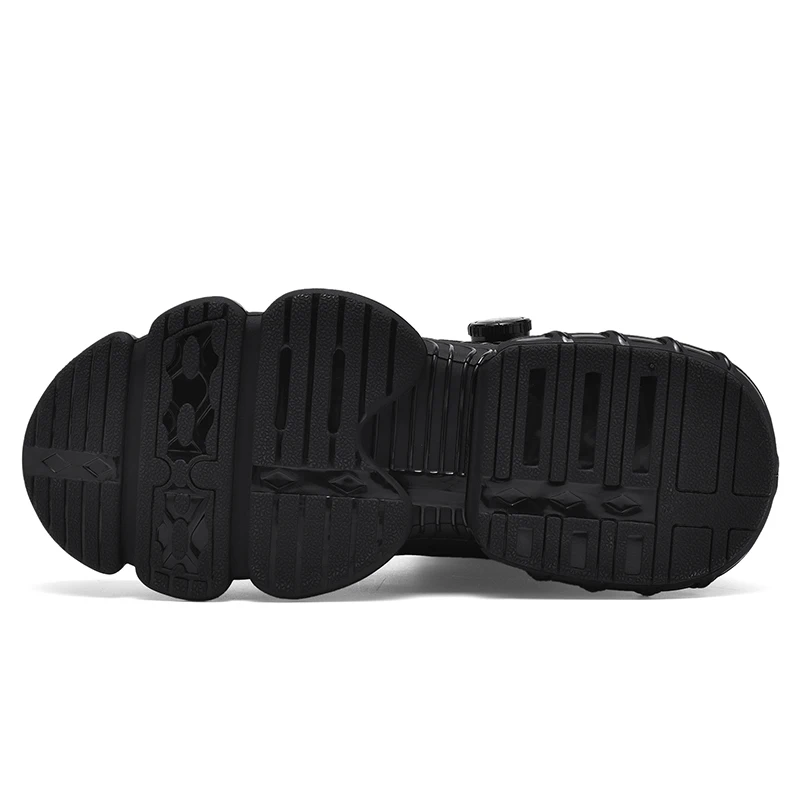 Neue High-Top-Sicherheitsschuhe für Herren mit Drehknopf, stoß- und pannensichere Arbeitsschuhe, modische Herren-Sneaker, Safety Professional