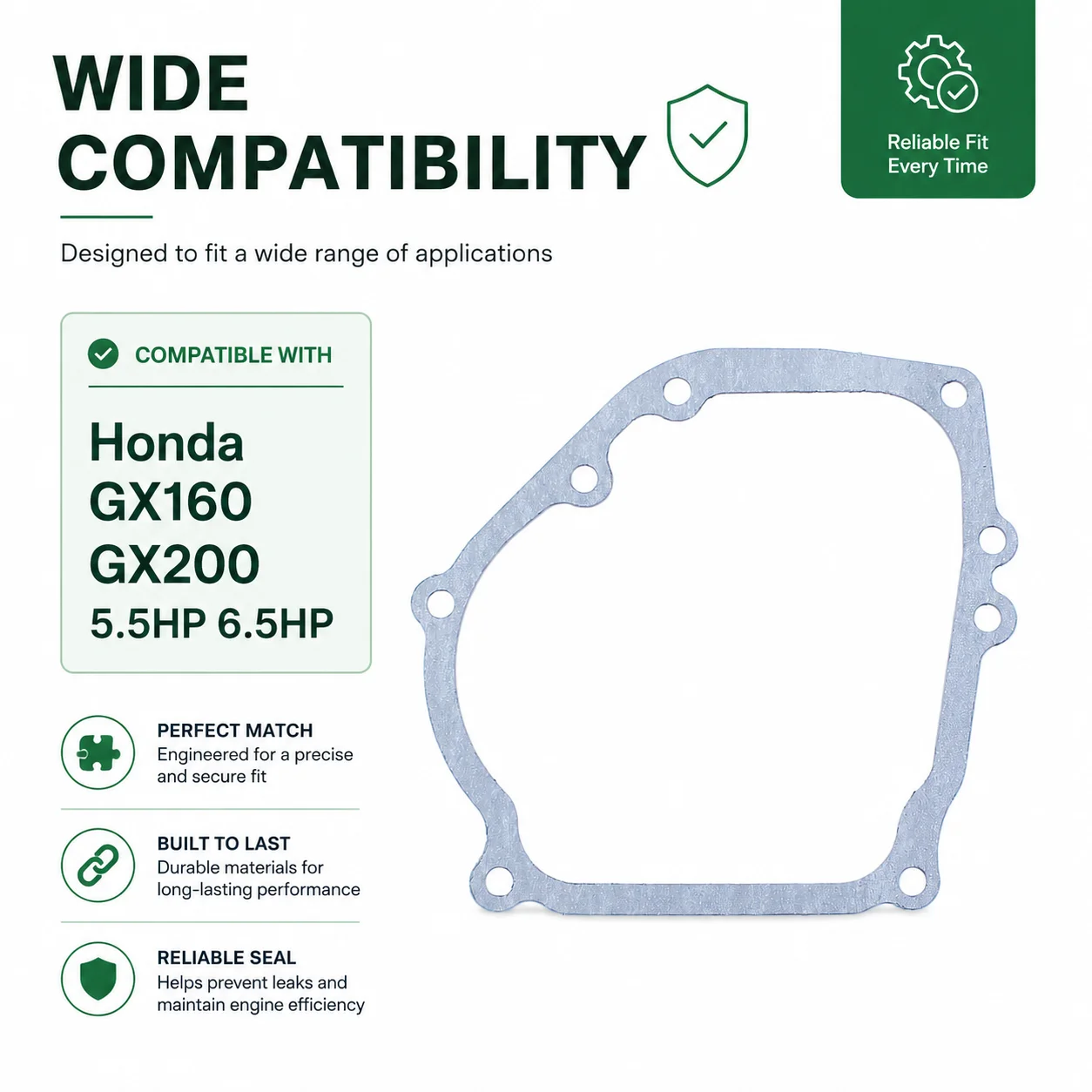 Crankcase Cover Gasket Oil Seal Spark Plug Kit For Honda GX160 GX200 5.5HP 6.5HP Lawn Mower Parts 11381-ZH8-801 91201-Z0T-801