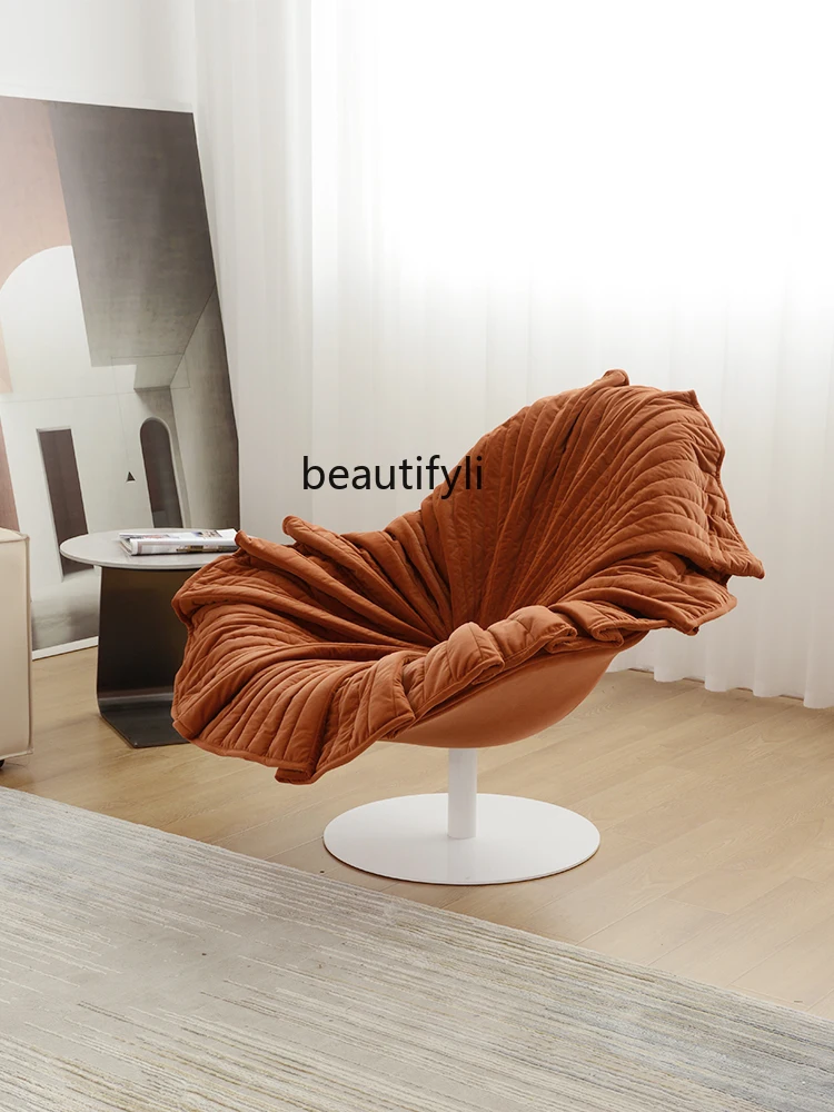 360 Degrees Rotating Petals Couch Single Creative Art High Backrest Beauty Salon Hotel Chair chairs living room