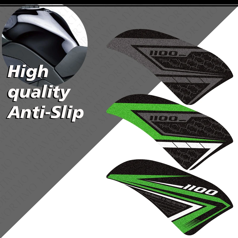 For Ninja 1100 1000 SX 1100SX 1000SX SE Tank Pad Knee Grip Gas Fuel Oil Protection Anti-slip Stickers Decals Accessories