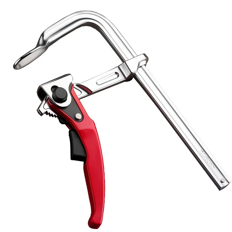 For Strong Load-Bearing Industrial-Grade Woodworking Quick Ratchet Clamp: New Thickened Welded Fixing Multifunctional Ratchet