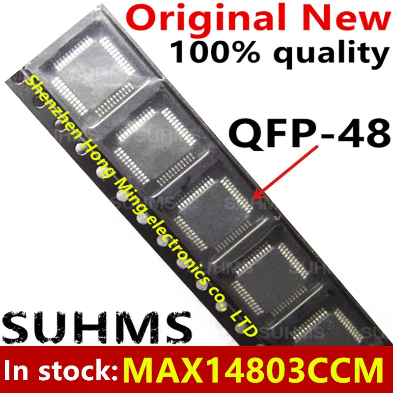 

(2-10piece)100% New MAX14803 MAX14803CCM QFP-48