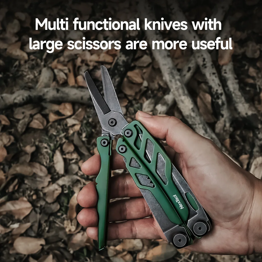 Imagem -03 - Nextool-flagship Pro Edc Alicate Multi Ferramenta Faca Dobrável Bolso Tático Facas de Sobrevivência Camping Ferramentas Multitool 16 em 1