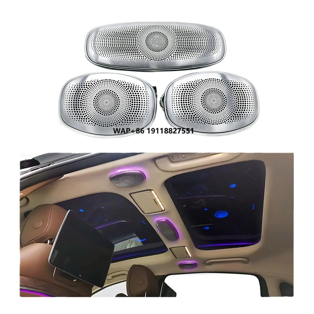 High-quality Car Loudspeakers Audio System LED Ceiling Speakers Synchronous Original Ambient Light for  W213