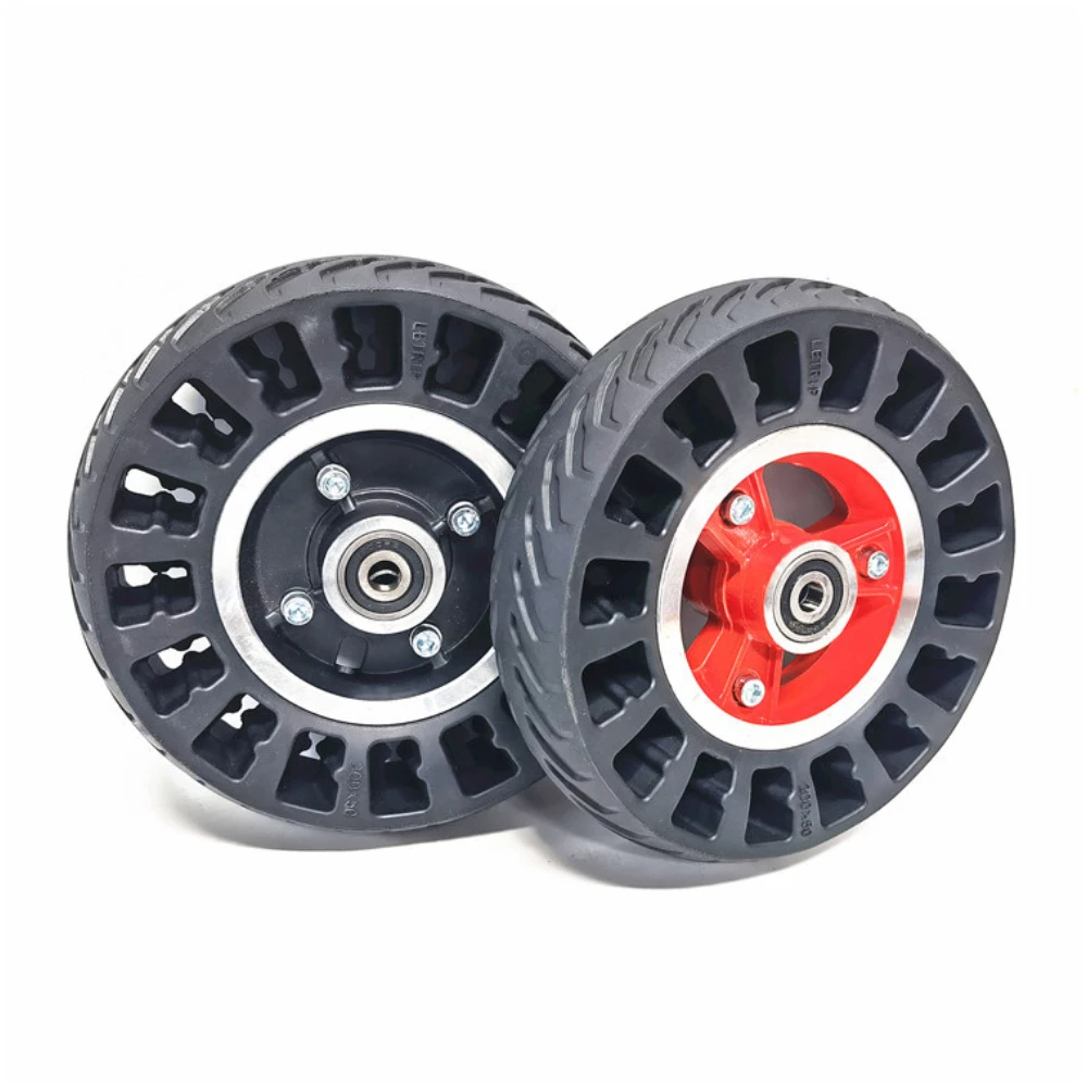 

8-дюймовое переднее колесо 200x50, твердая сотовая шина с ободом для электрического скутера Little Dolphin