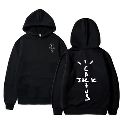 Hip Hop Plus Size Hoodie Cactus Jack Swag Print Funny Women Men Hooded Sweatshirts Casual Pullover Unisex Casual Streetwear